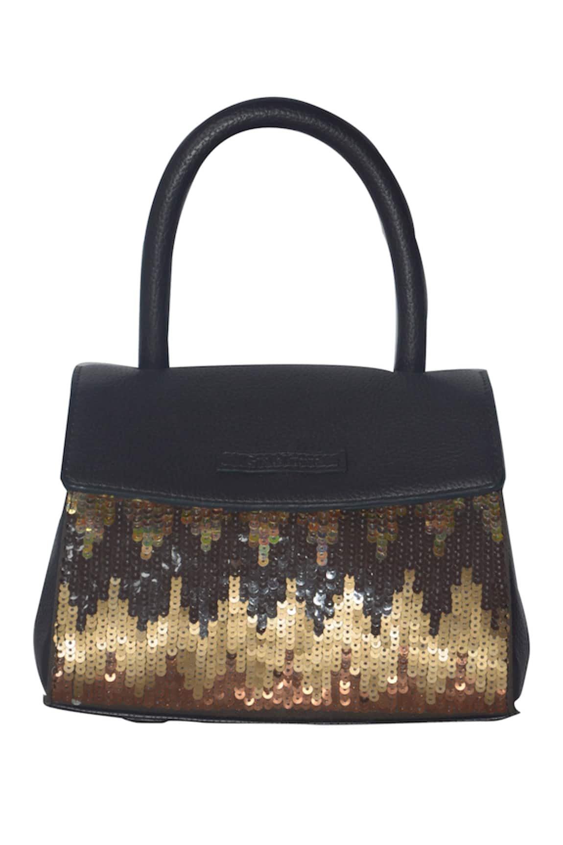 Gin & Tonic Sequin Geometric Work Mini Hand Bag