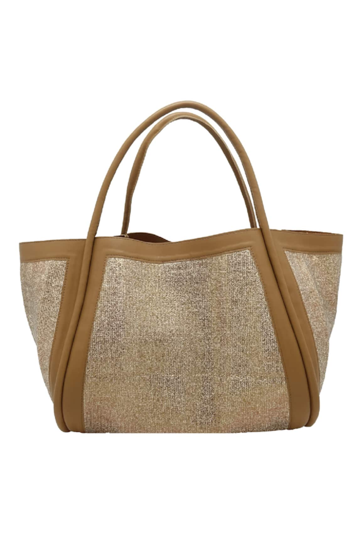 TROV Anjie Raffia Work Tote Bag