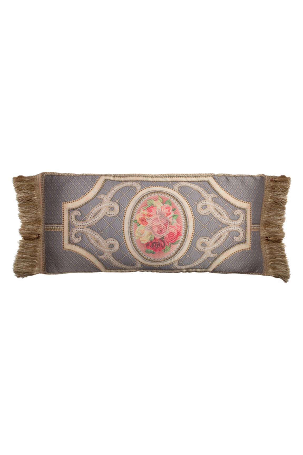 Diva Riche Bal Accent Floral Pattern Cushion Cover