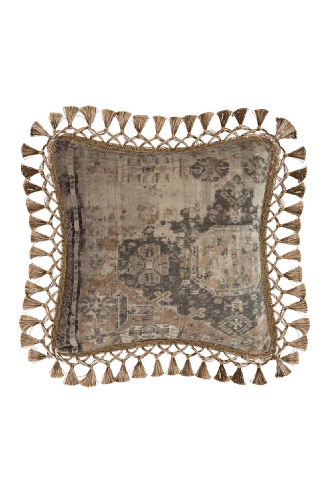Diva Riche Cushy Comfort Geometric Woven Cushion Cover