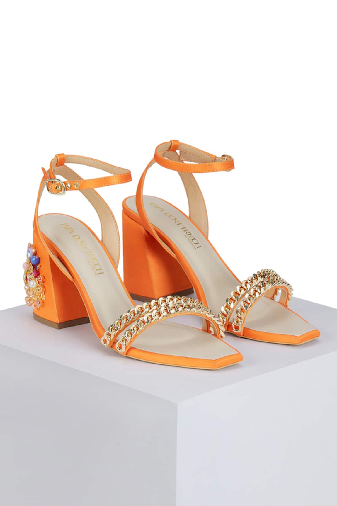 Papa Don't Preach Accessories Flaming Katy Block Heels