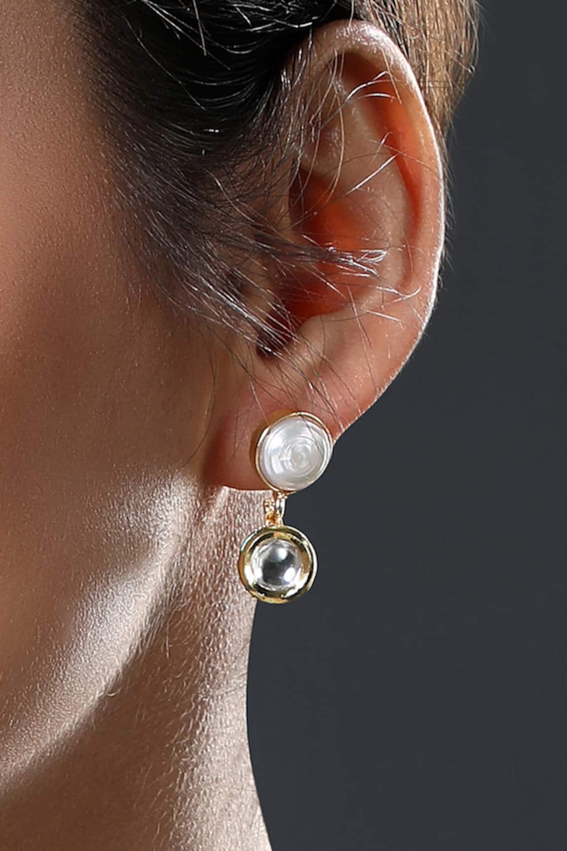 Hrisha Jewels Embellished Dangler Earrings
