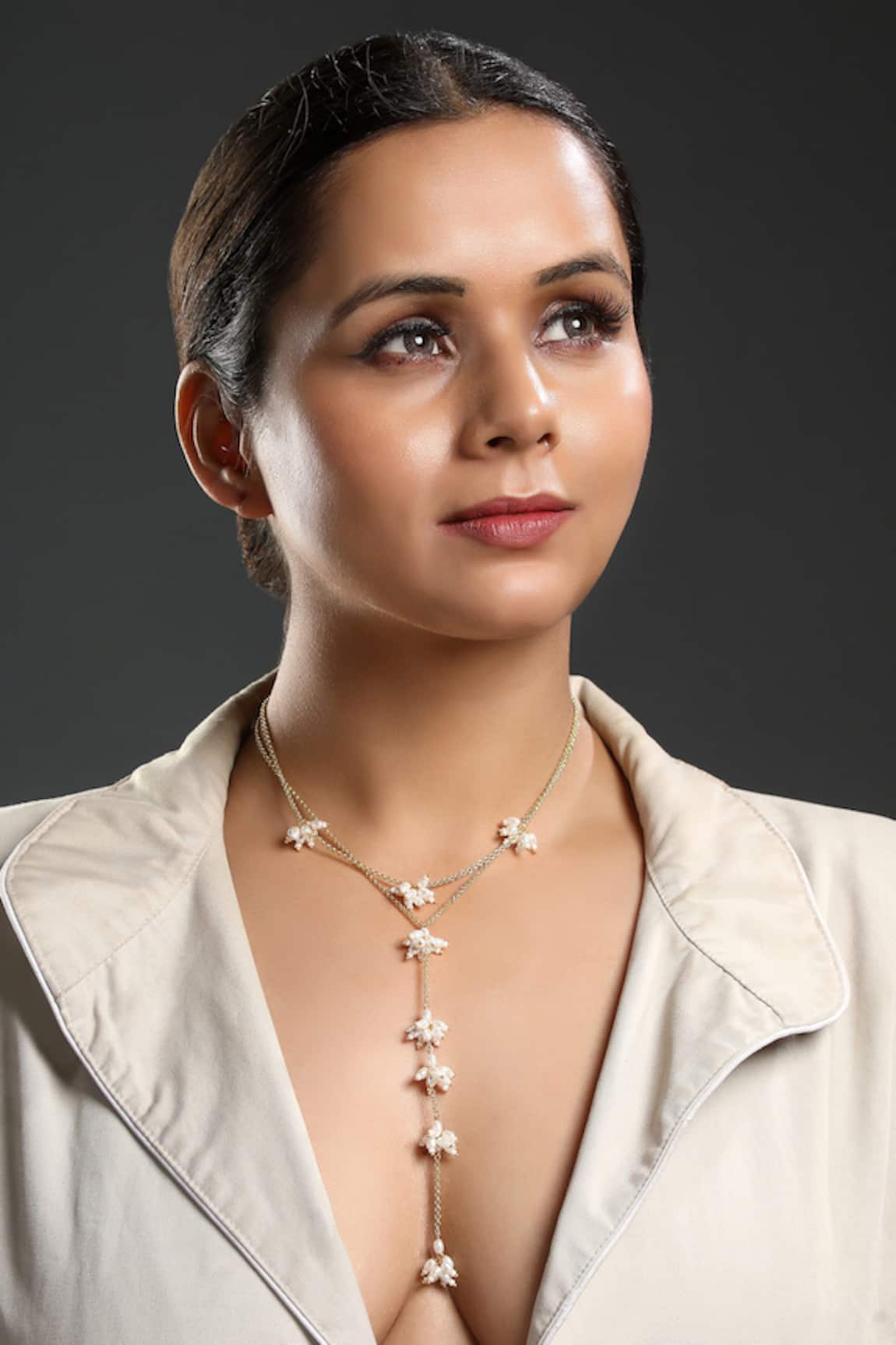 Hrisha Jewels Embellished Long Necklace