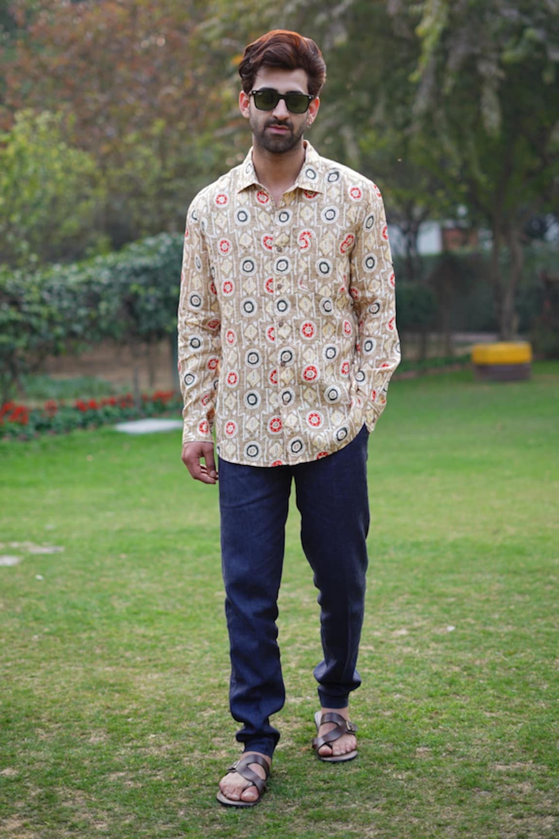 Linen Bloom Ajmer Print Shirt