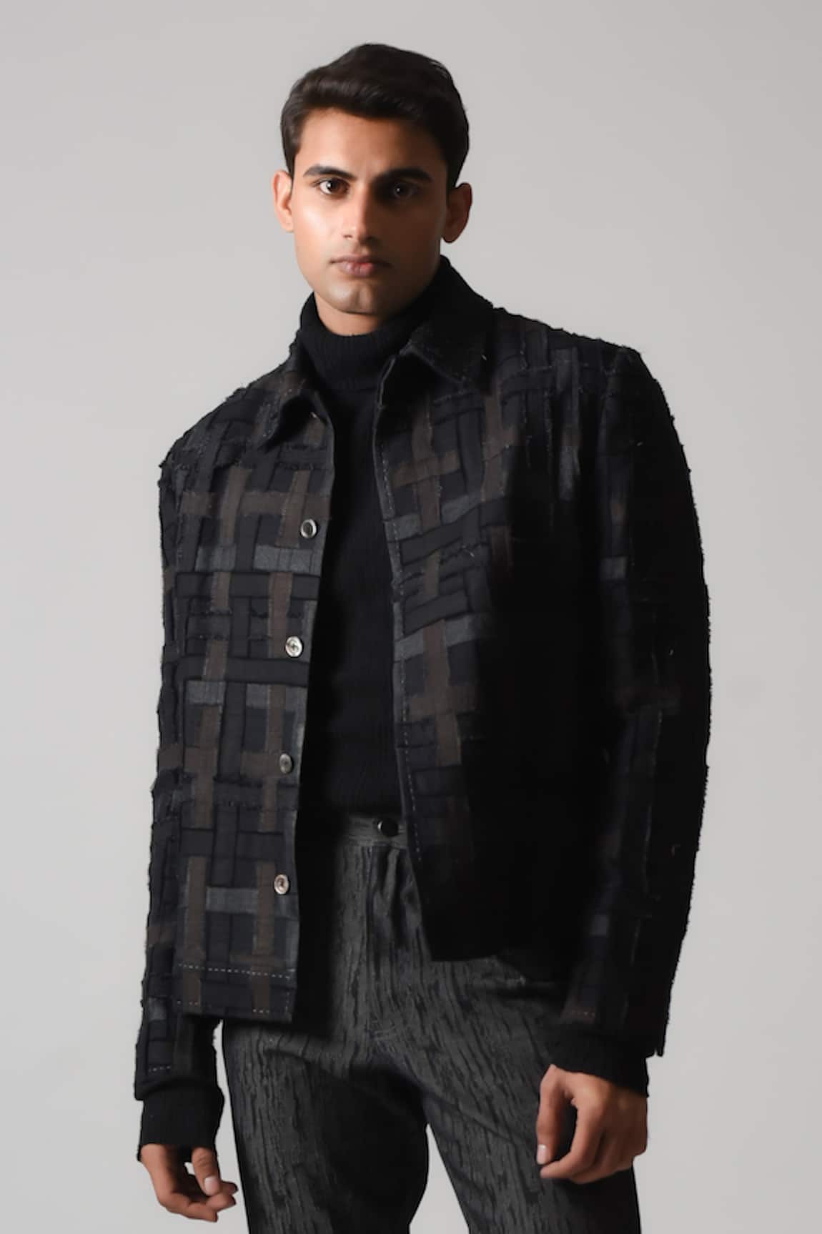 Countrymade Coma Checkered Pattern Jacket 