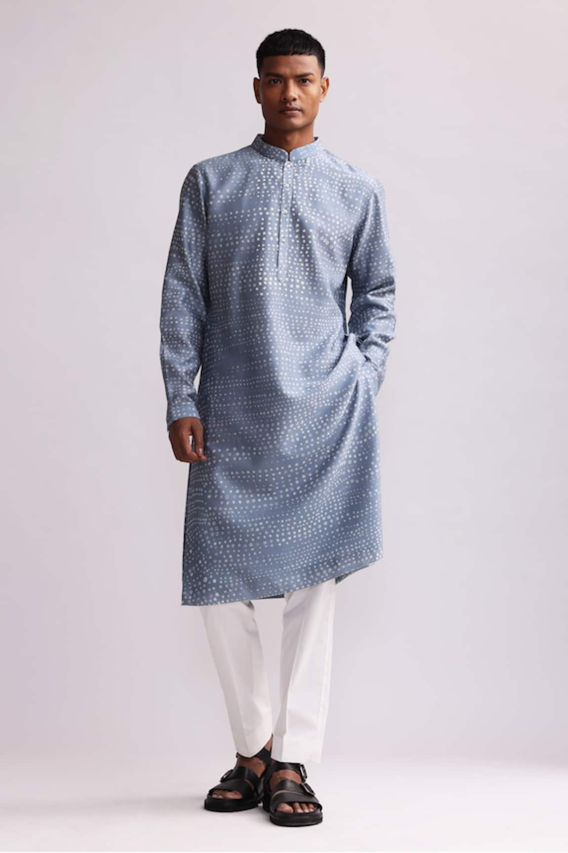 Countrymade Aboriginal Print Chanderi Kurta