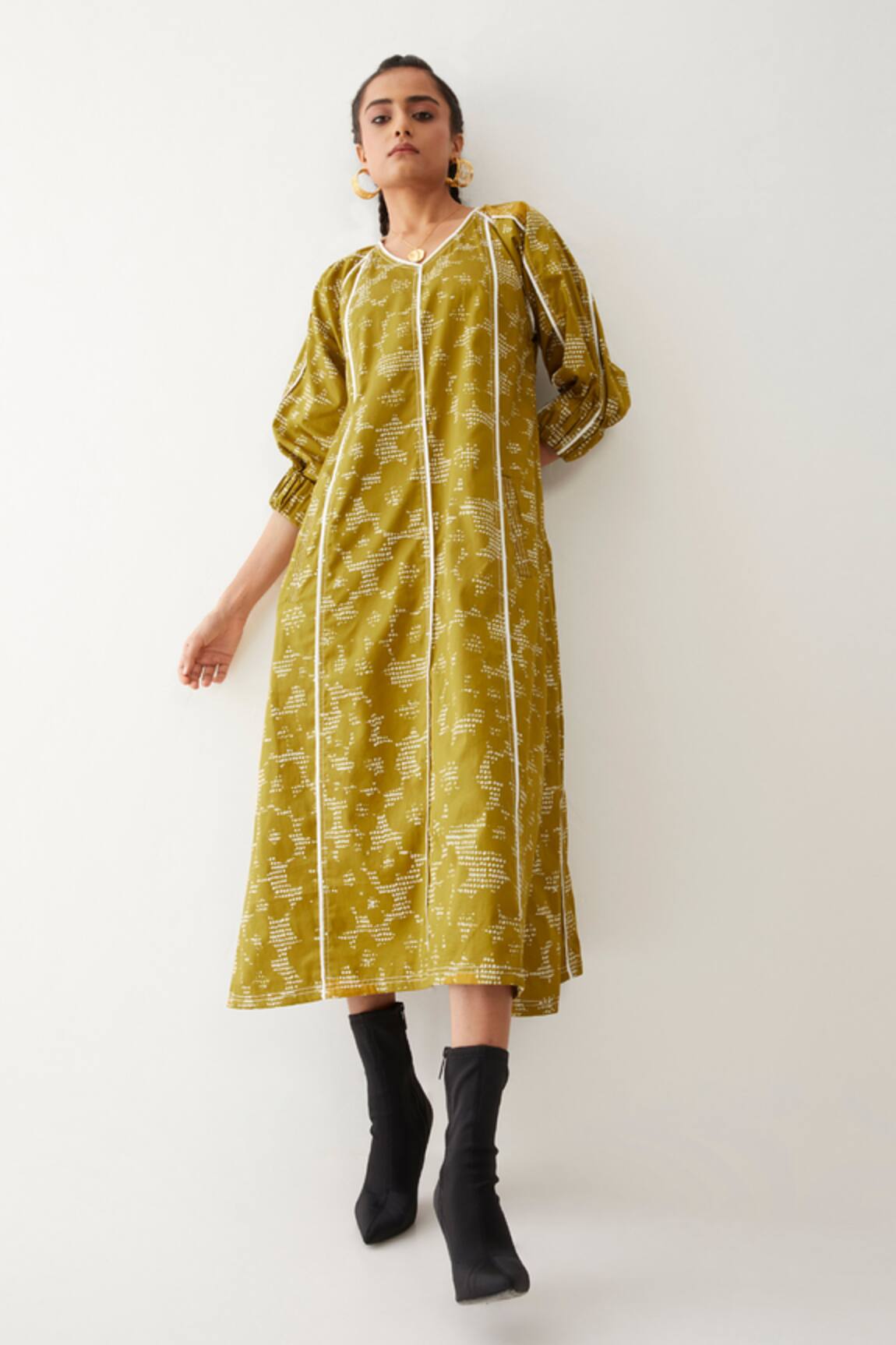 Son Of A Noble Snob Frida Void Print Dress