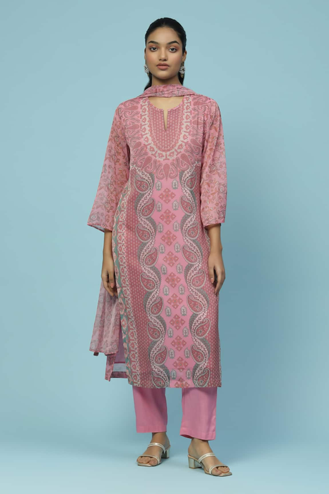 Aarke Ritu Kumar Ersheen Paisley Print Kurta Pant Set