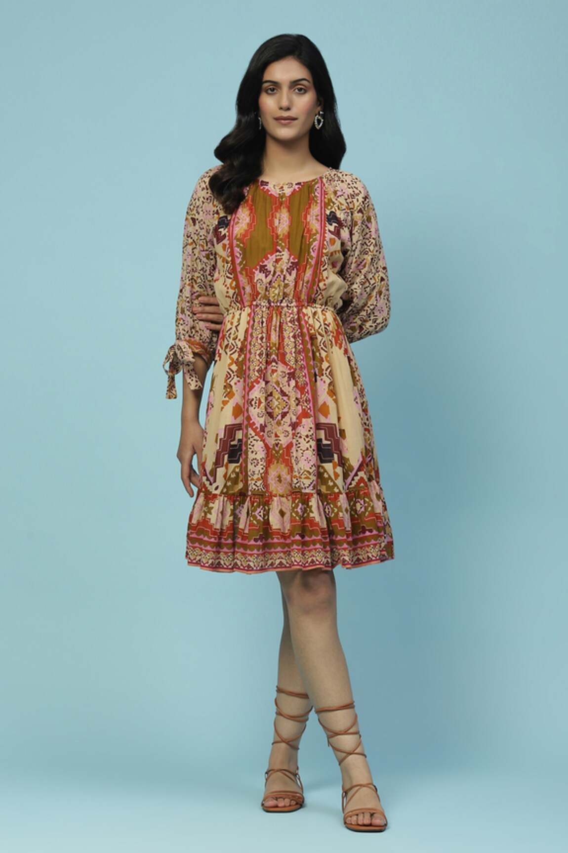 Aarke Ritu Kumar Aneek Abstract Print Dress