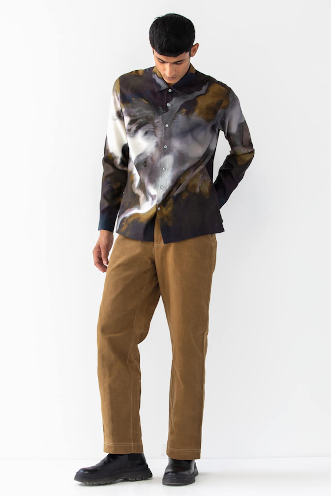 Countrymade Healing Abstract Print Shirt