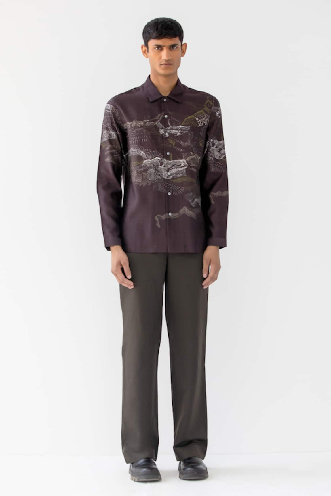 Countrymade Dunkirk Silk Printed Shirt