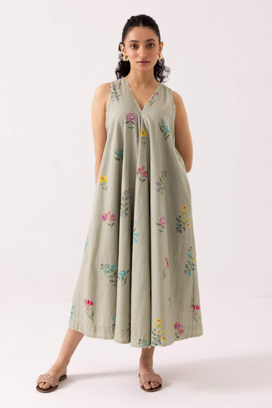 Label Shreya Sharma Blossom Patterned Dress