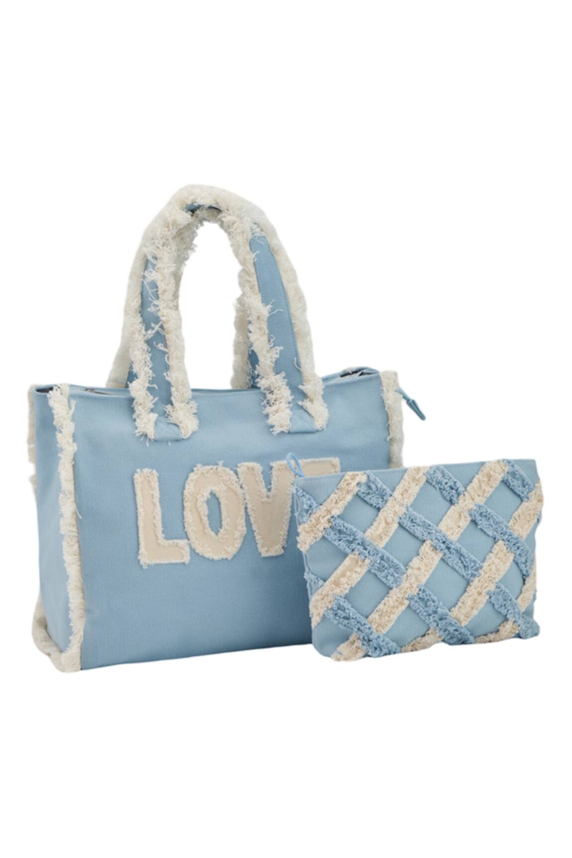 JENA Love Canvas Tote Bag