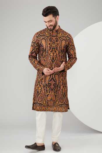 Kasbah Kashmiri Thread Embroidered Kurta Set 