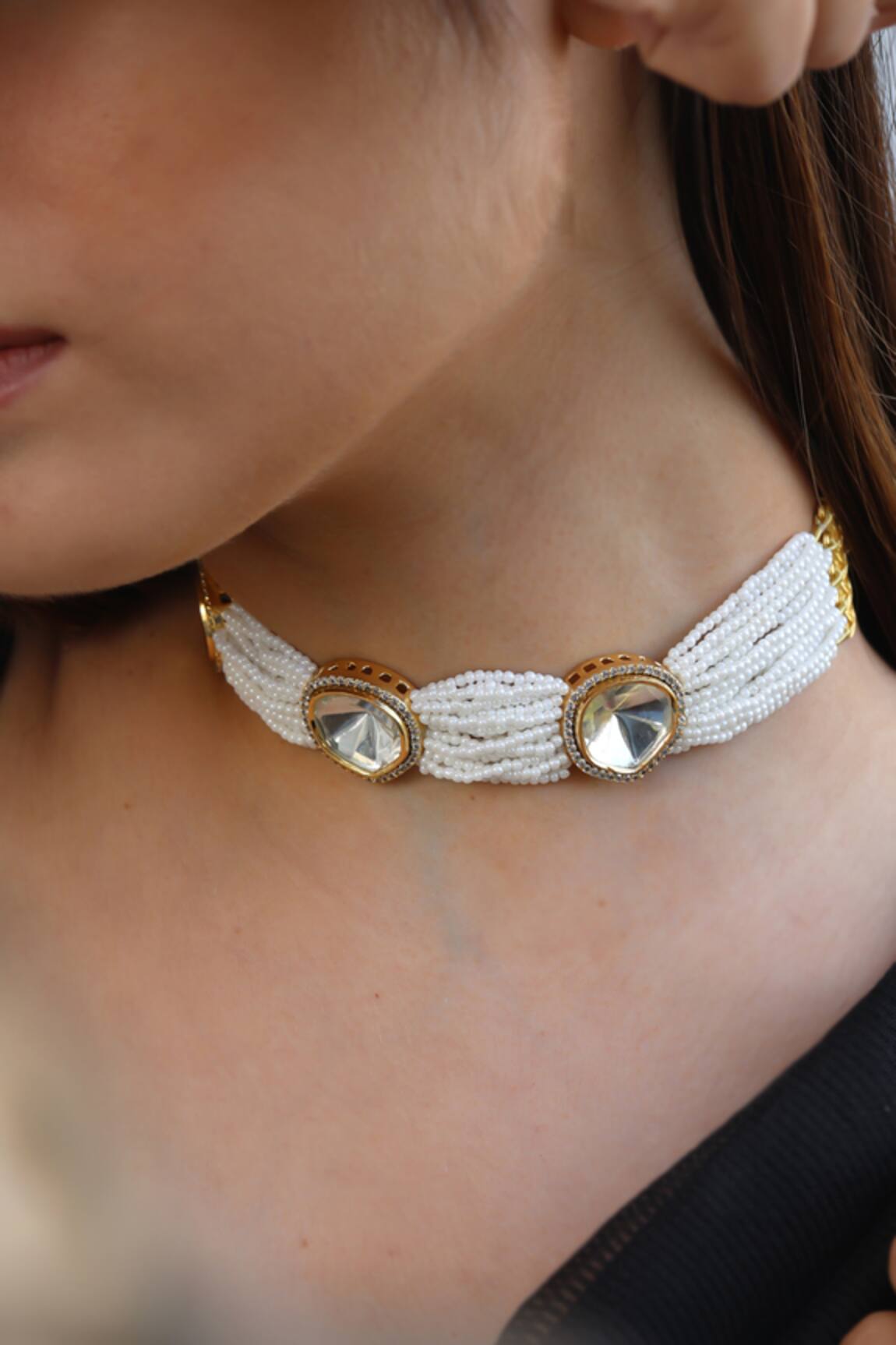 Do Taara Polki Embellished Choker 