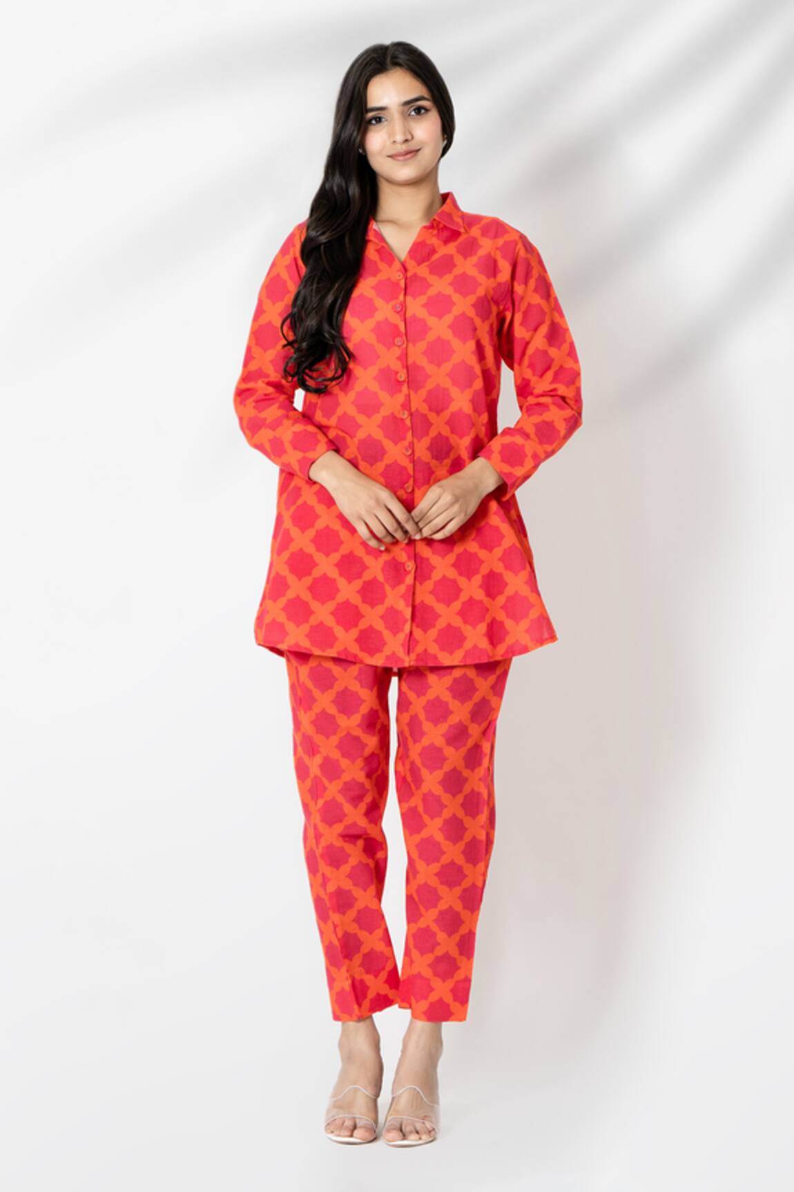 Kameez Dreamy Sunrise Print Tunic With Pant