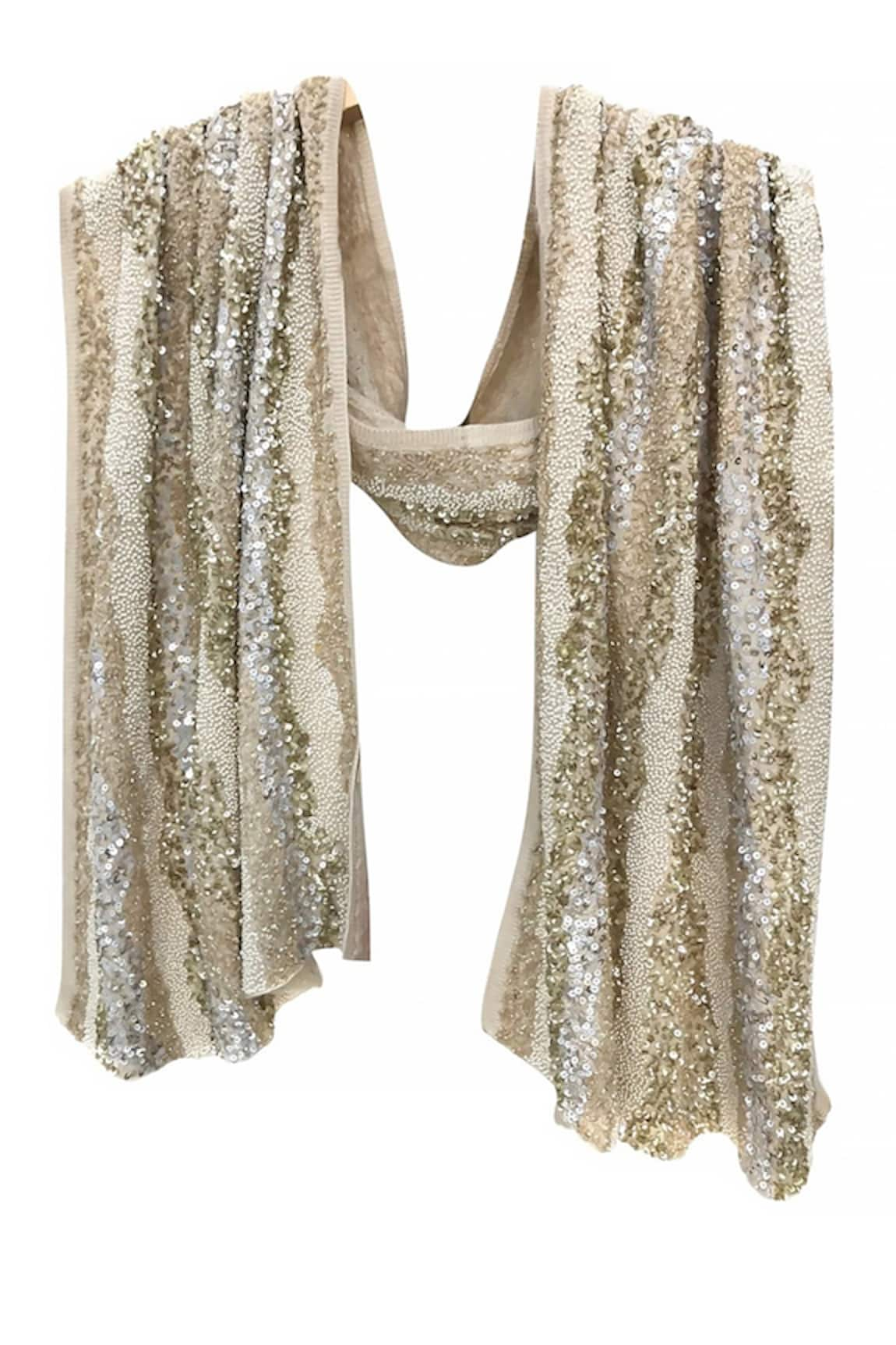 Pashma Sequins Embroidered Scarf