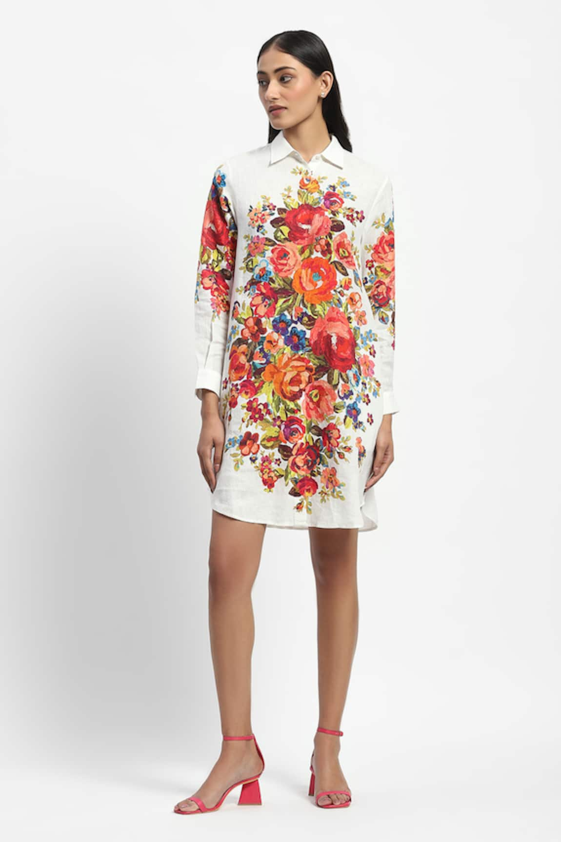 Satya Paul Flower People Print Dress