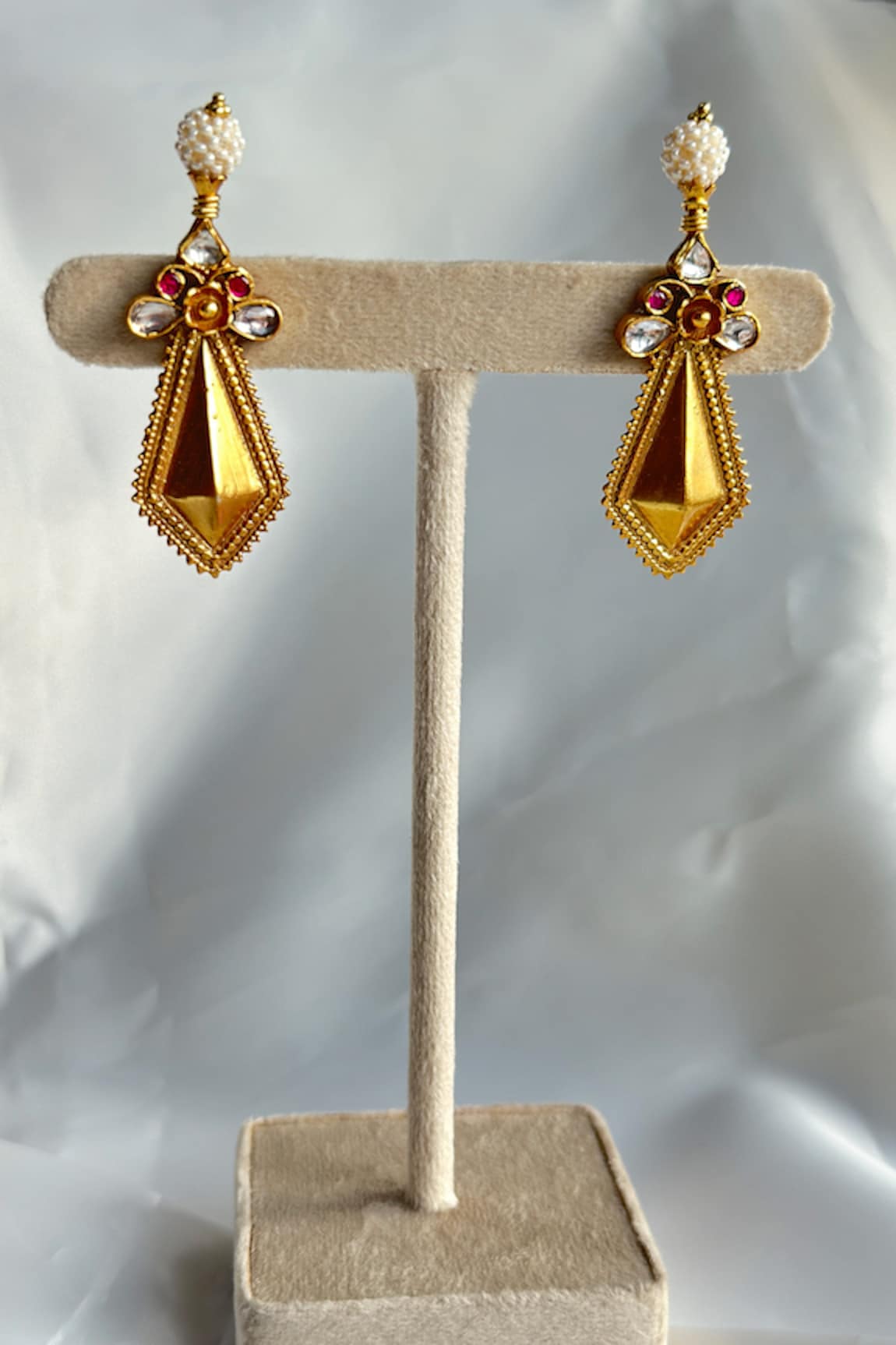 Osvag India Diamond Drop Earrings