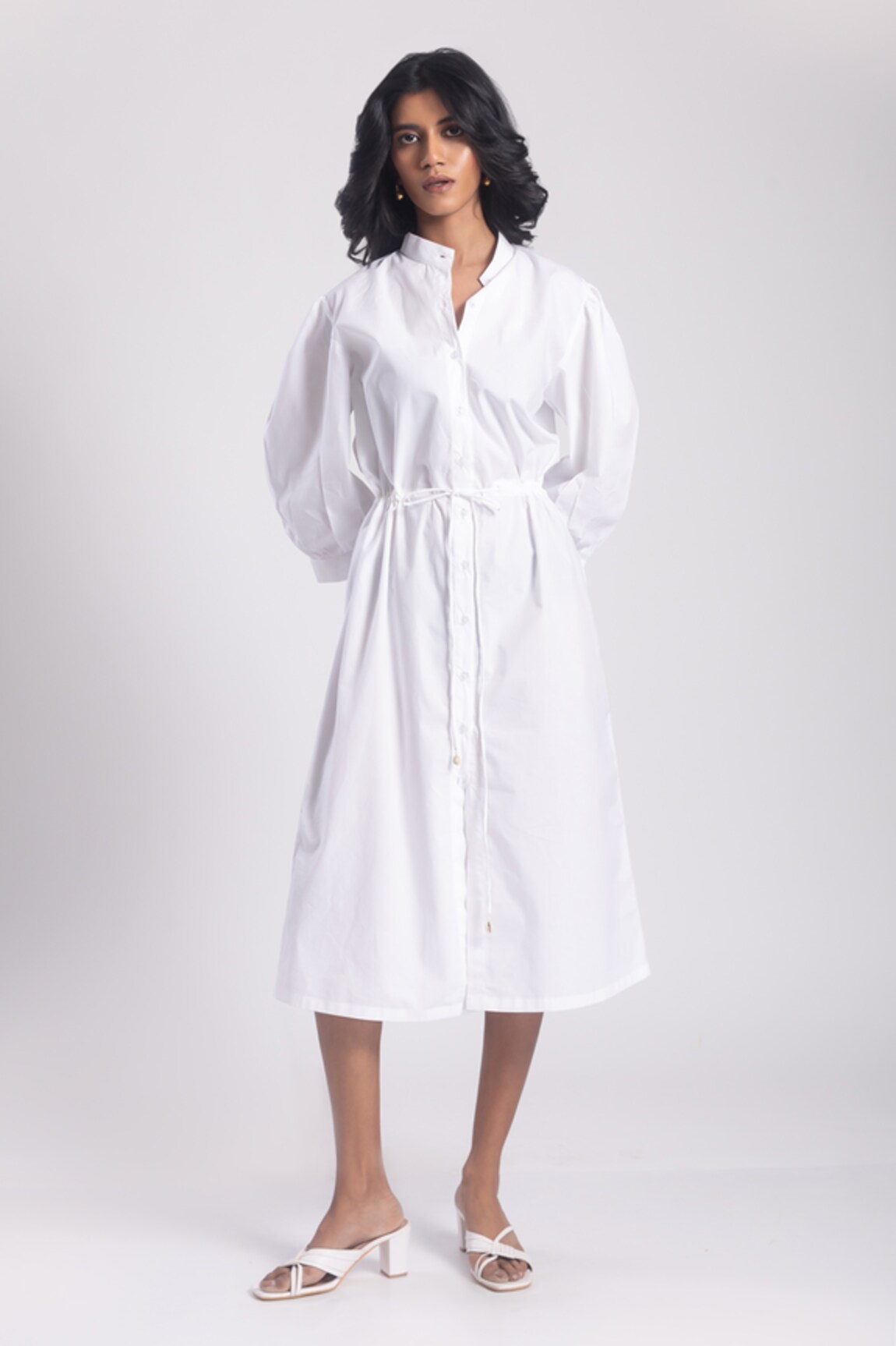 Avaha Mana Solid Shirt Dress