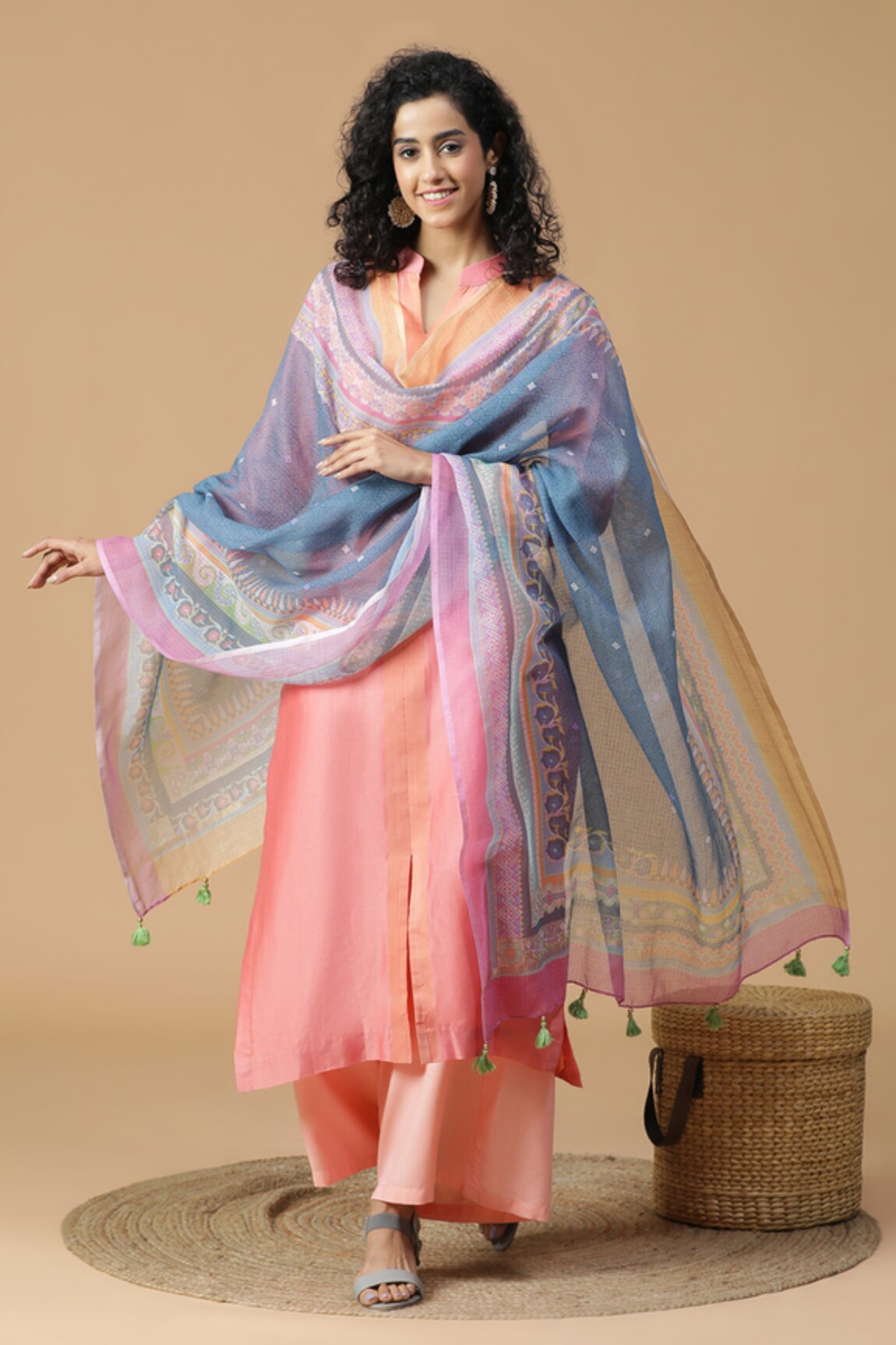 SHINGORA Aanya Cascade Pattern Dupatta