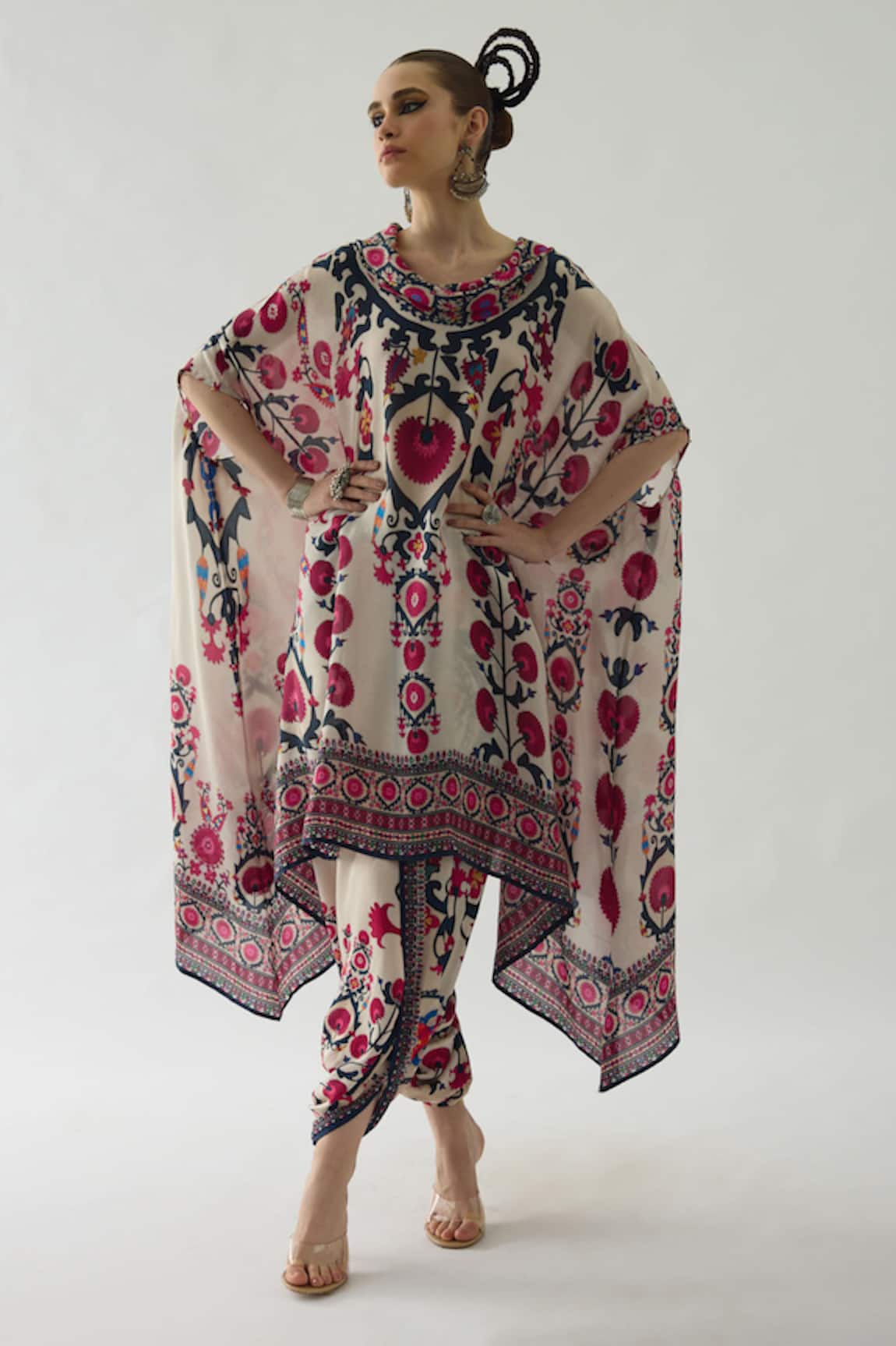 Rajdeep Ranawat Sonth Border Printed Dhoti Pant 