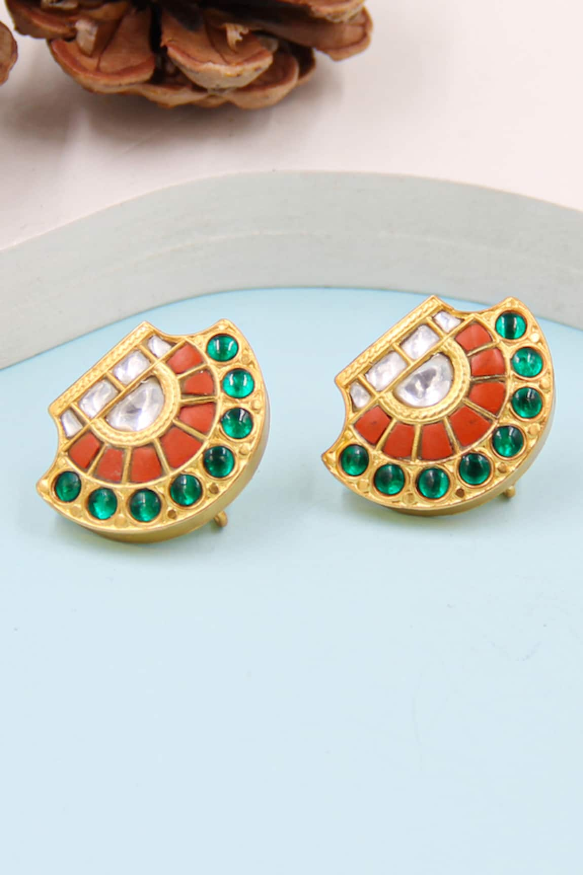 Sangeeta Boochra Shina Embellished Earrings