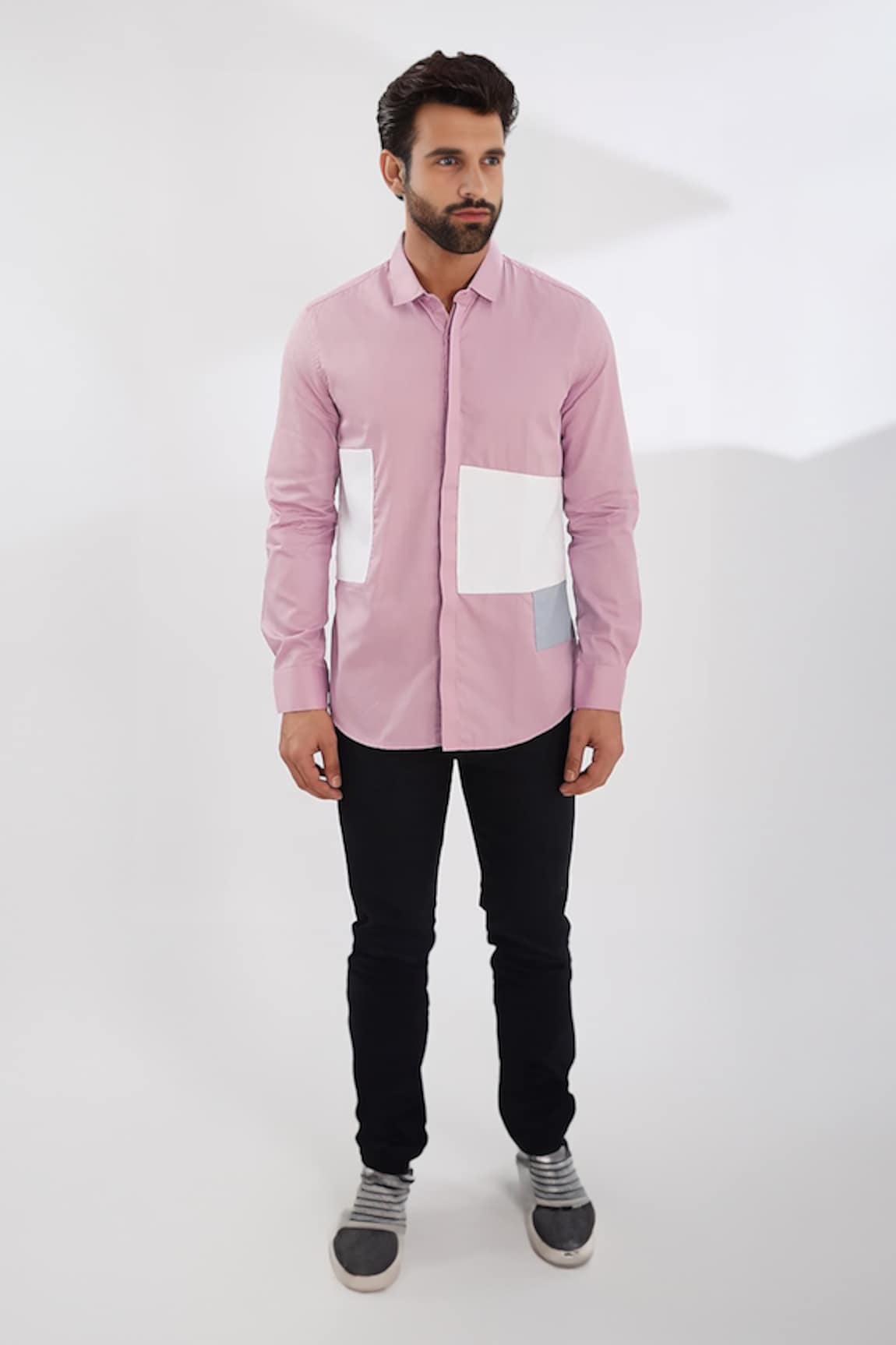 HeSpoke Cameo Color Block Shirt