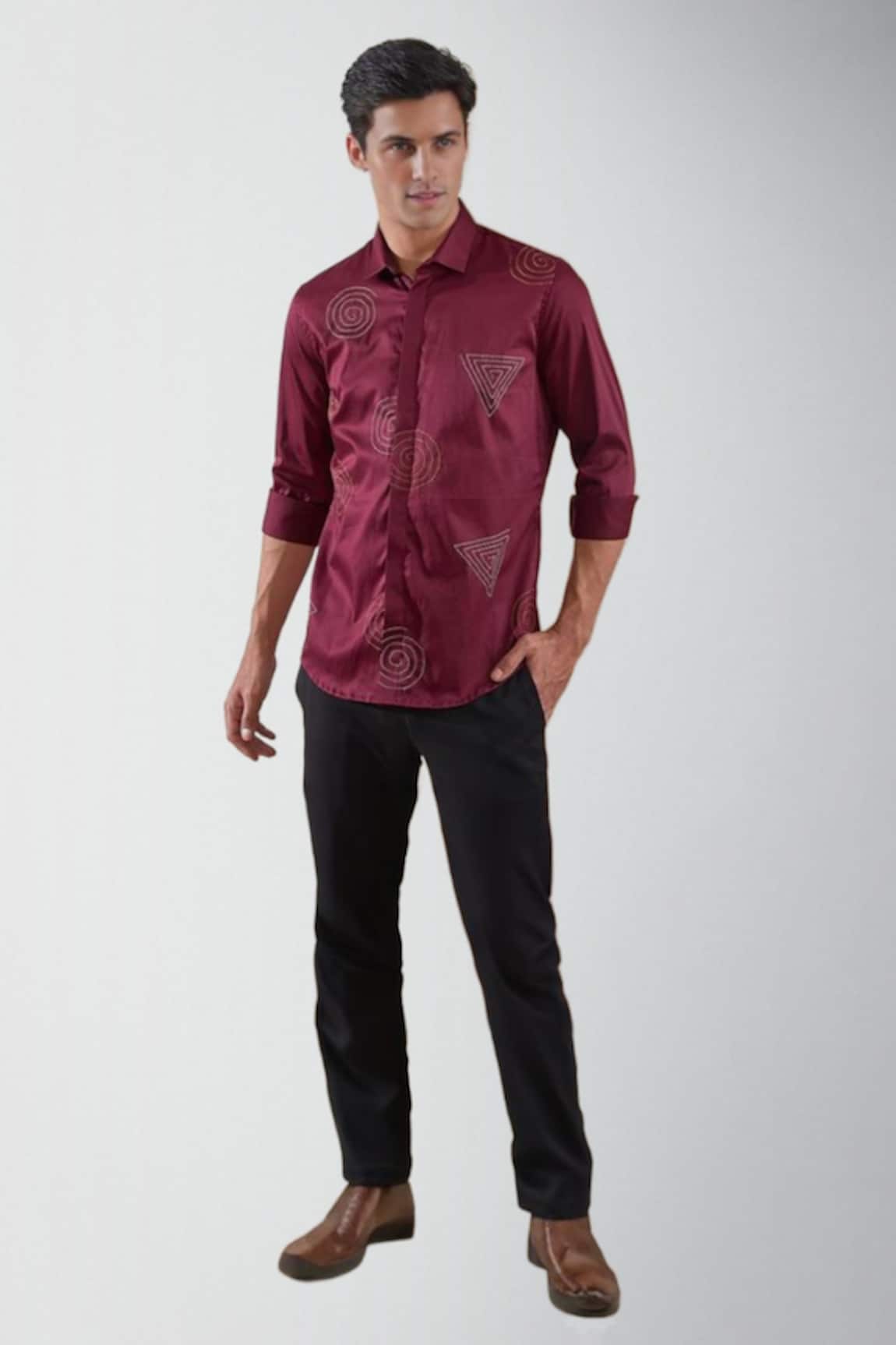 HeSpoke Circumscribed Embroidered Shirt