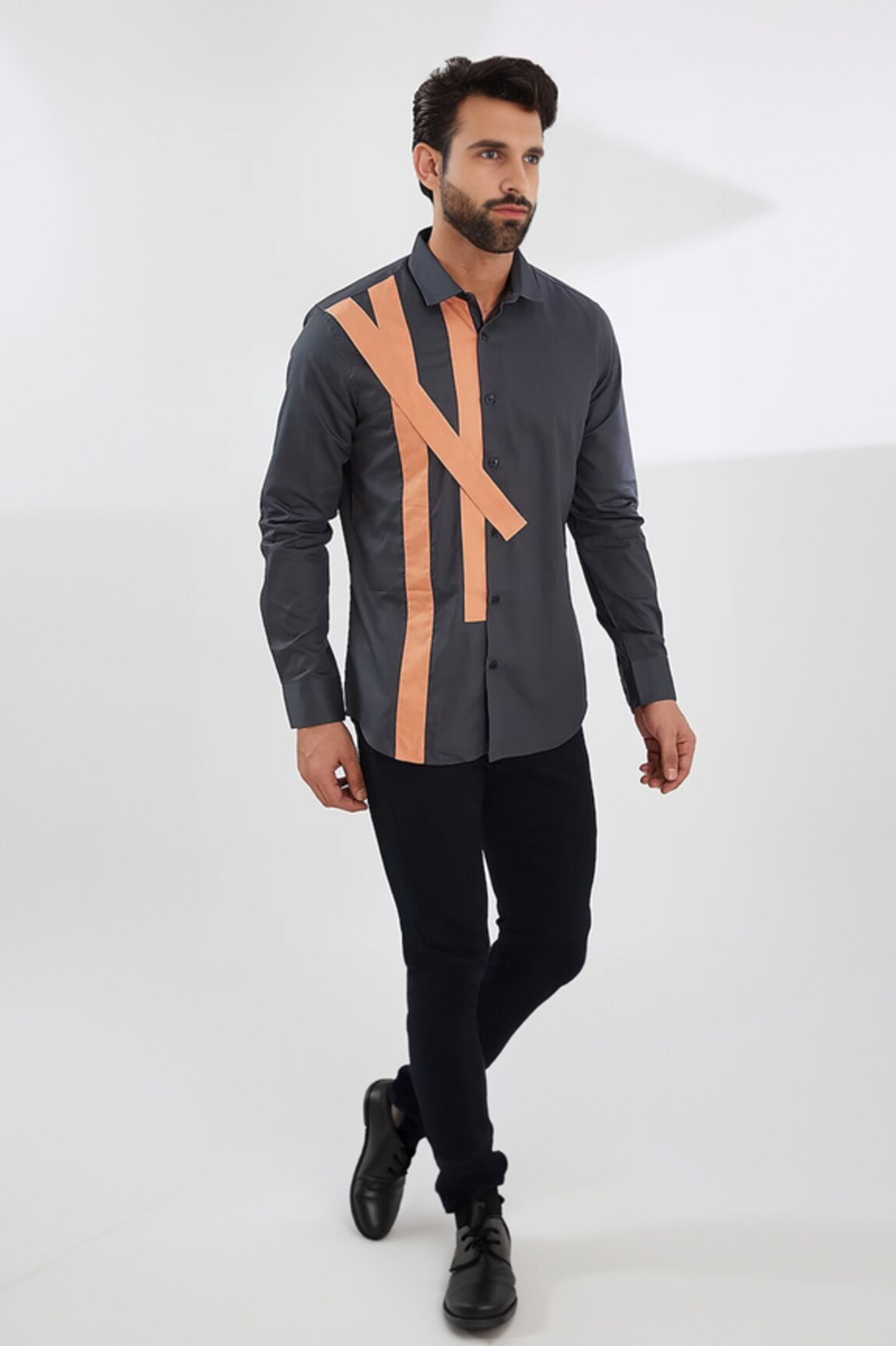 HeSpoke Cross Fair Color Block Shirt