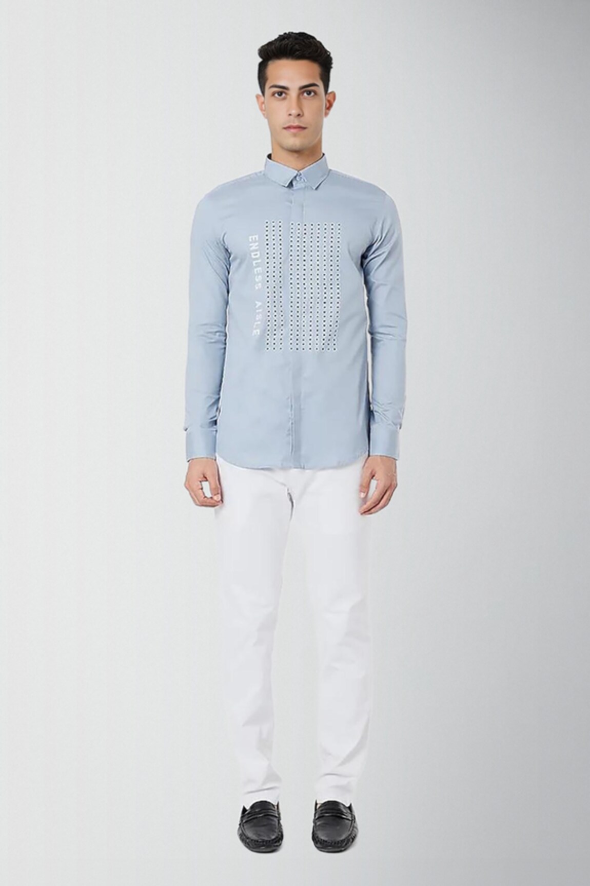 HeSpoke Dotted Path Print Shirt