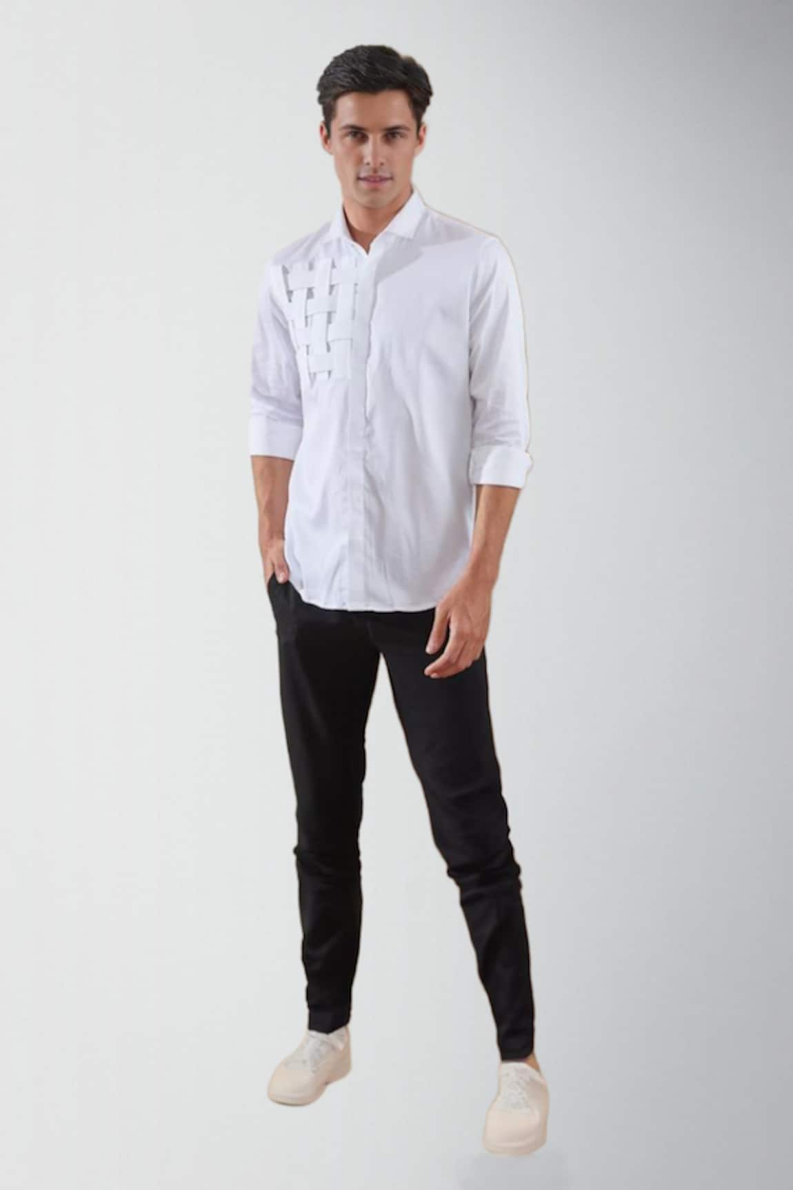 HeSpoke Warpandweft Patchwork Shirt