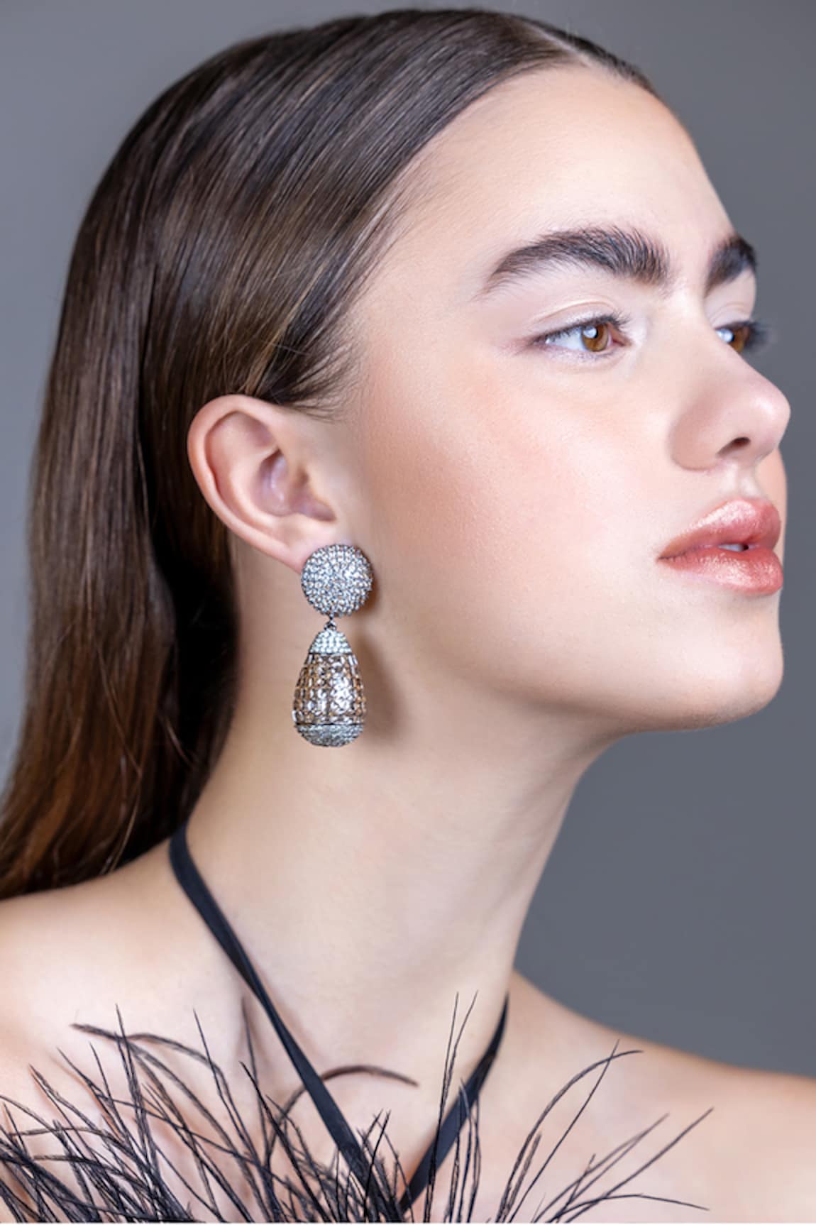 Curio Cottage Stardust Embellished Drop Earrings