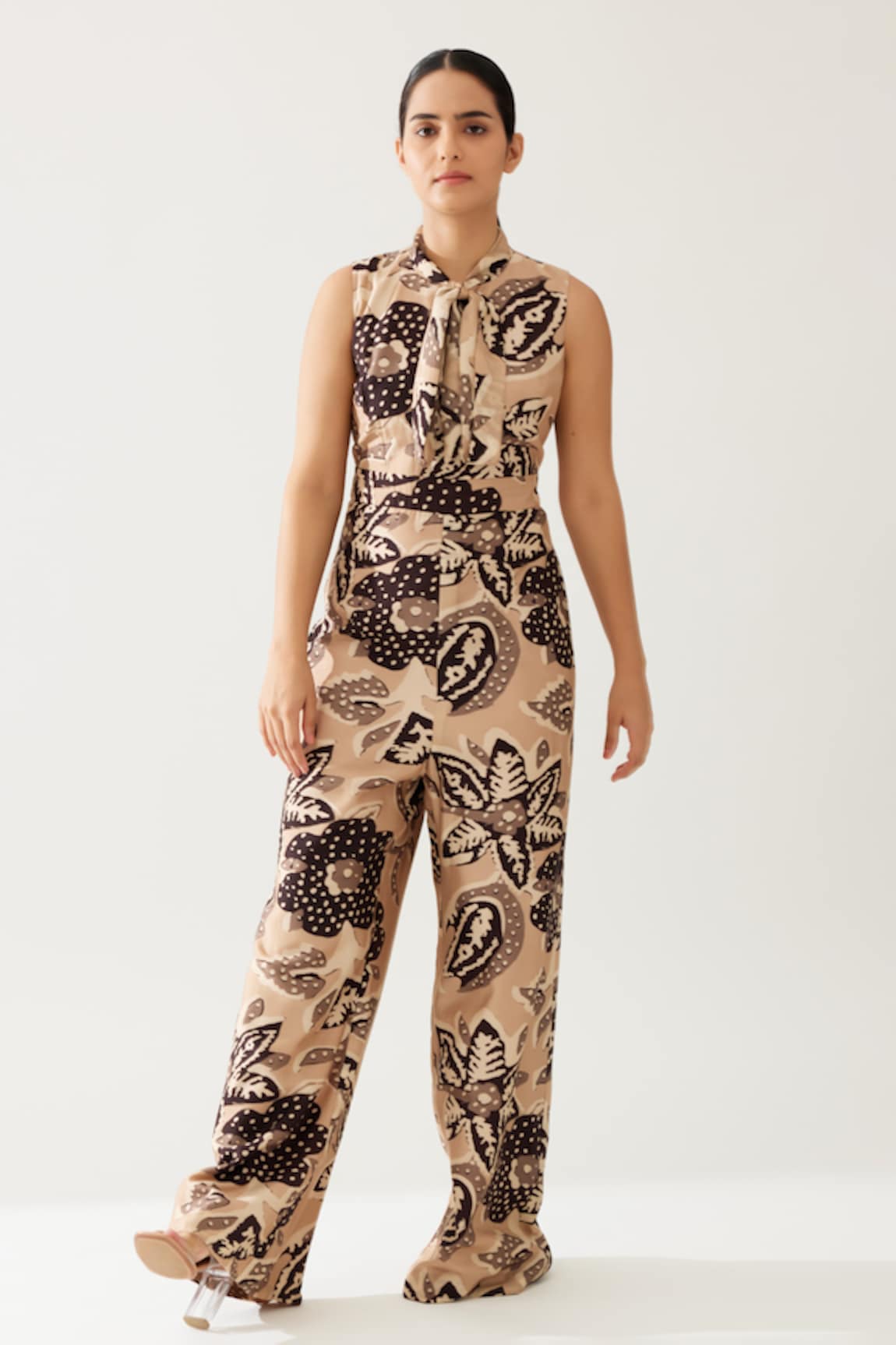 KoAi Flora Blossom Print Jumpsuit