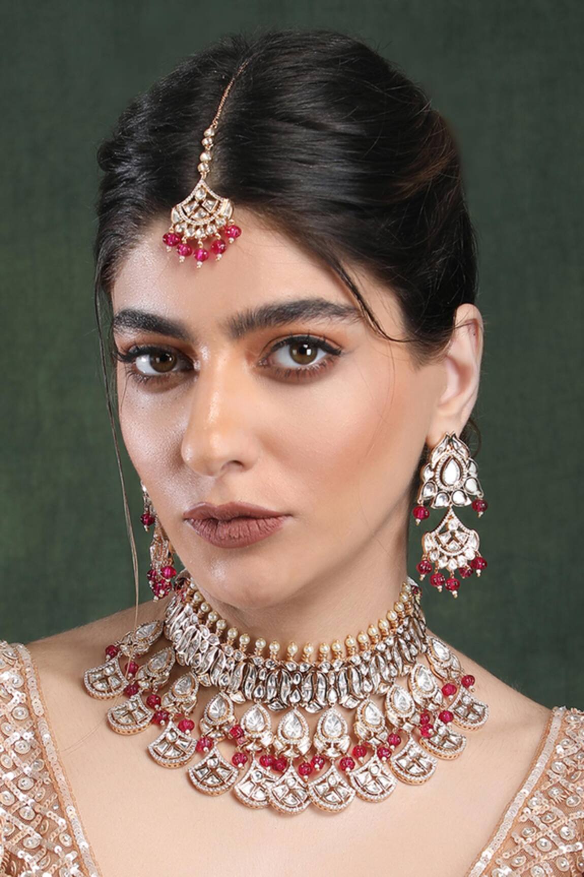 Auraa Trends Stone Embellished Choker Set 