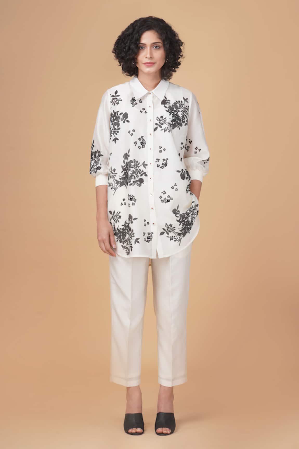 Arcvsh by Pallavi Singh Yuri Floral Print Shirt & Pant Set