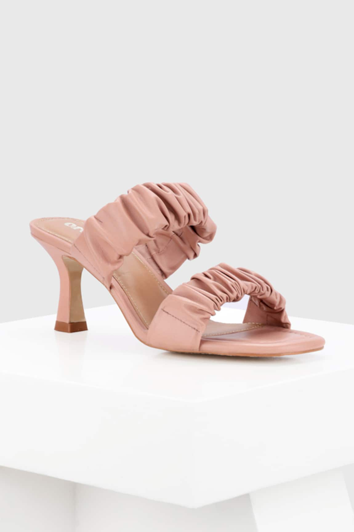 OROH Pamplona Leather Gathered Sandal