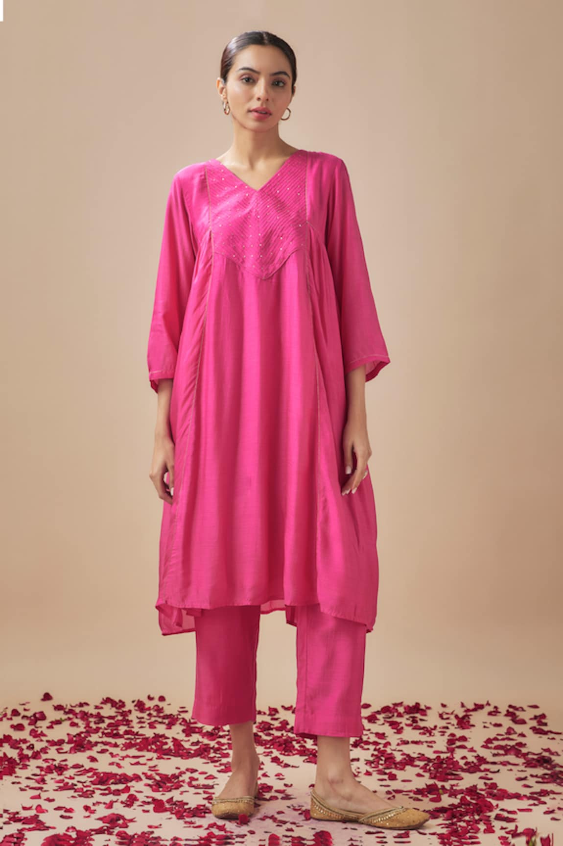 Cupid Cotton A-Line Kurta With Pant