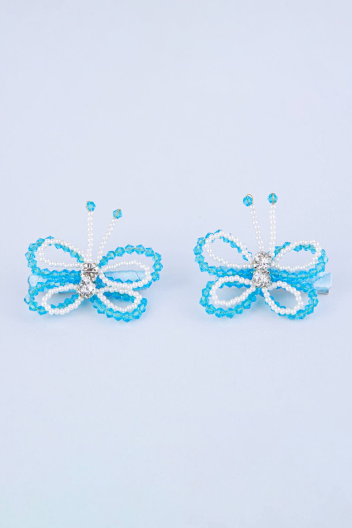 Choko Butterfly Applique 2 Pcs Hair Clips