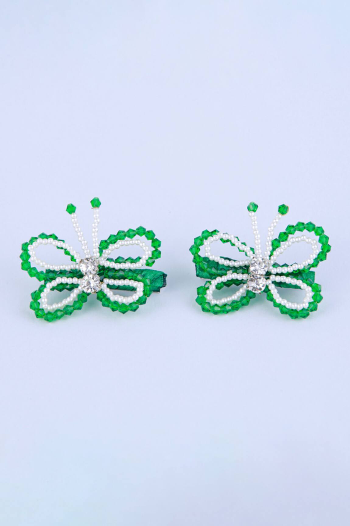 Choko Pearl Work 2 Pcs Hair Clips