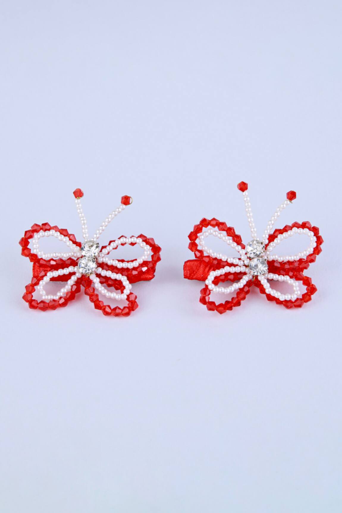 Choko Pearl Ornamented 2 Pcs Hair Clips