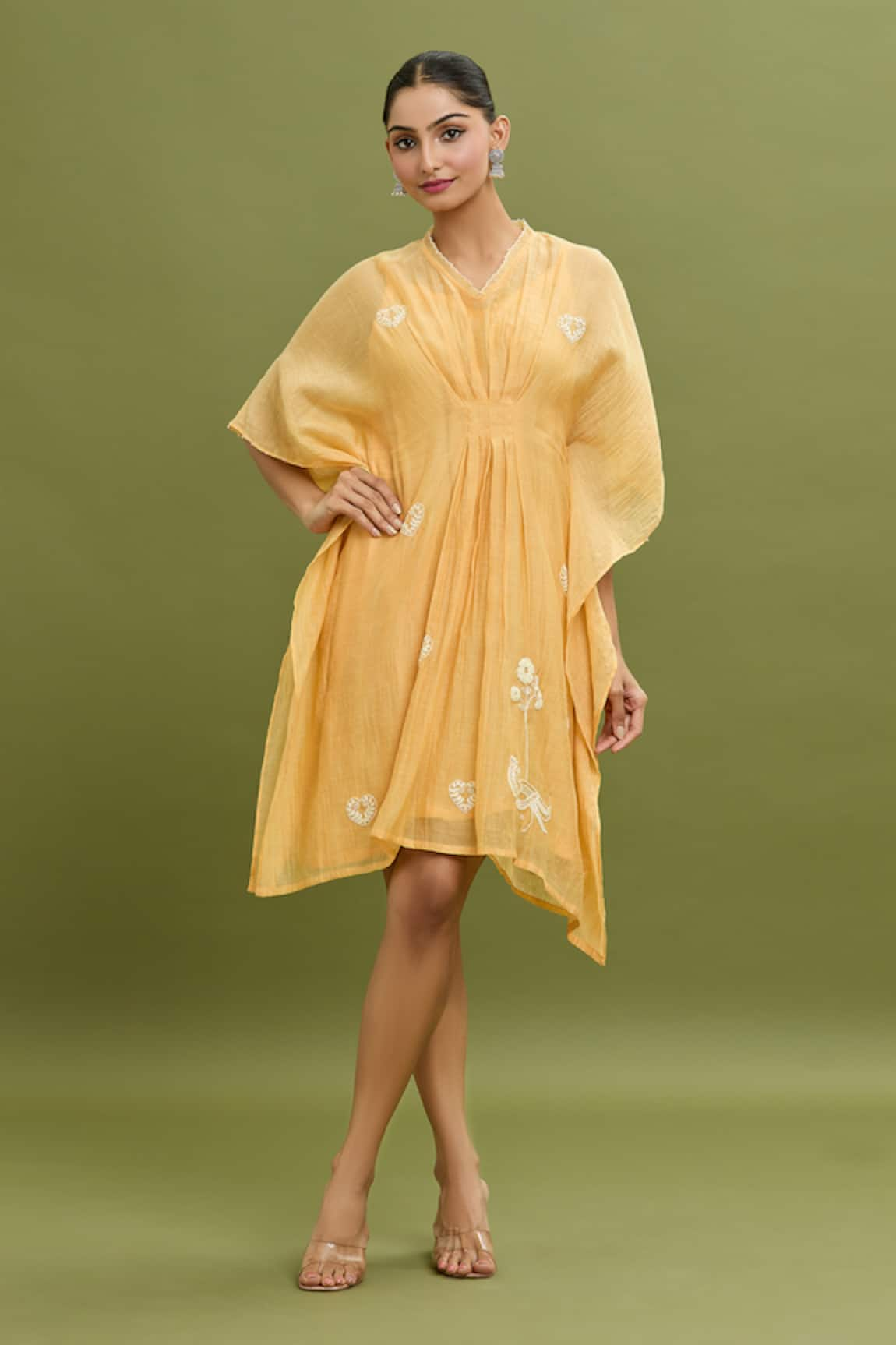 Jyoti Bansal Heart Embroidered Kaftan