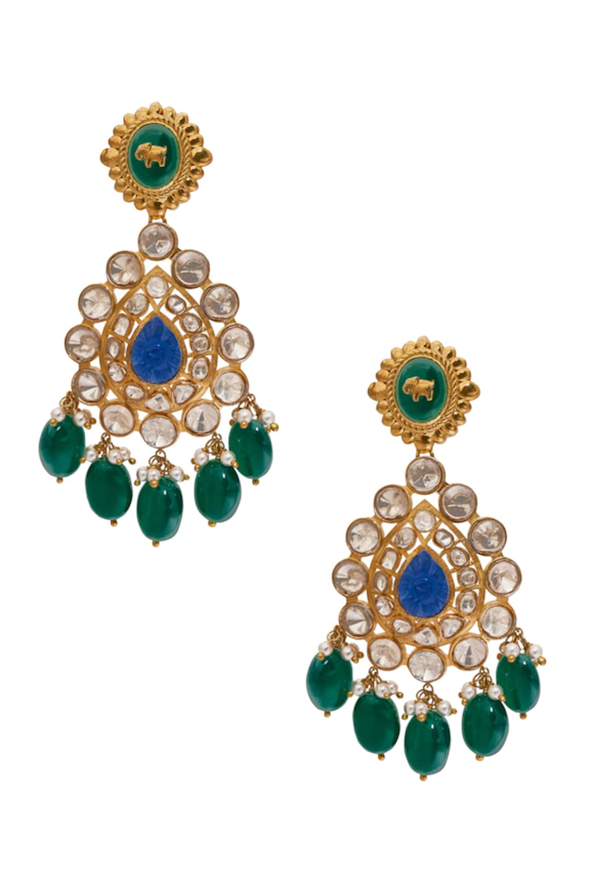 Anita Dongre Roheen Pearl Embellished Earrings