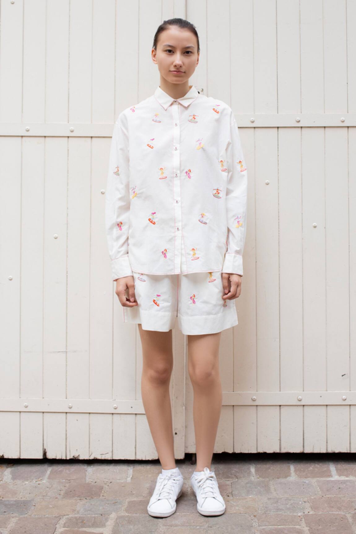 Laite Chance Surfer Embroidered Shirt