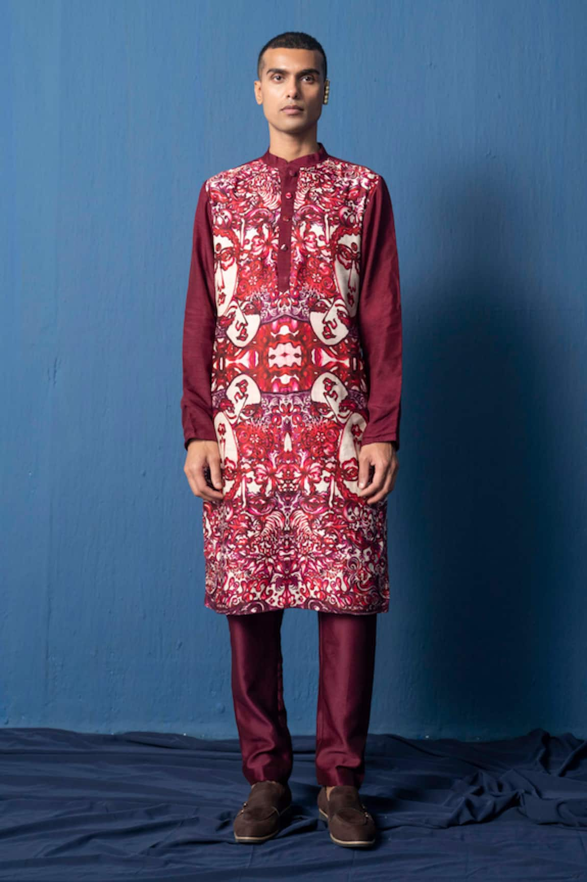 Whencut Goddamn Ek Tha Raja Abstract Print Kurta