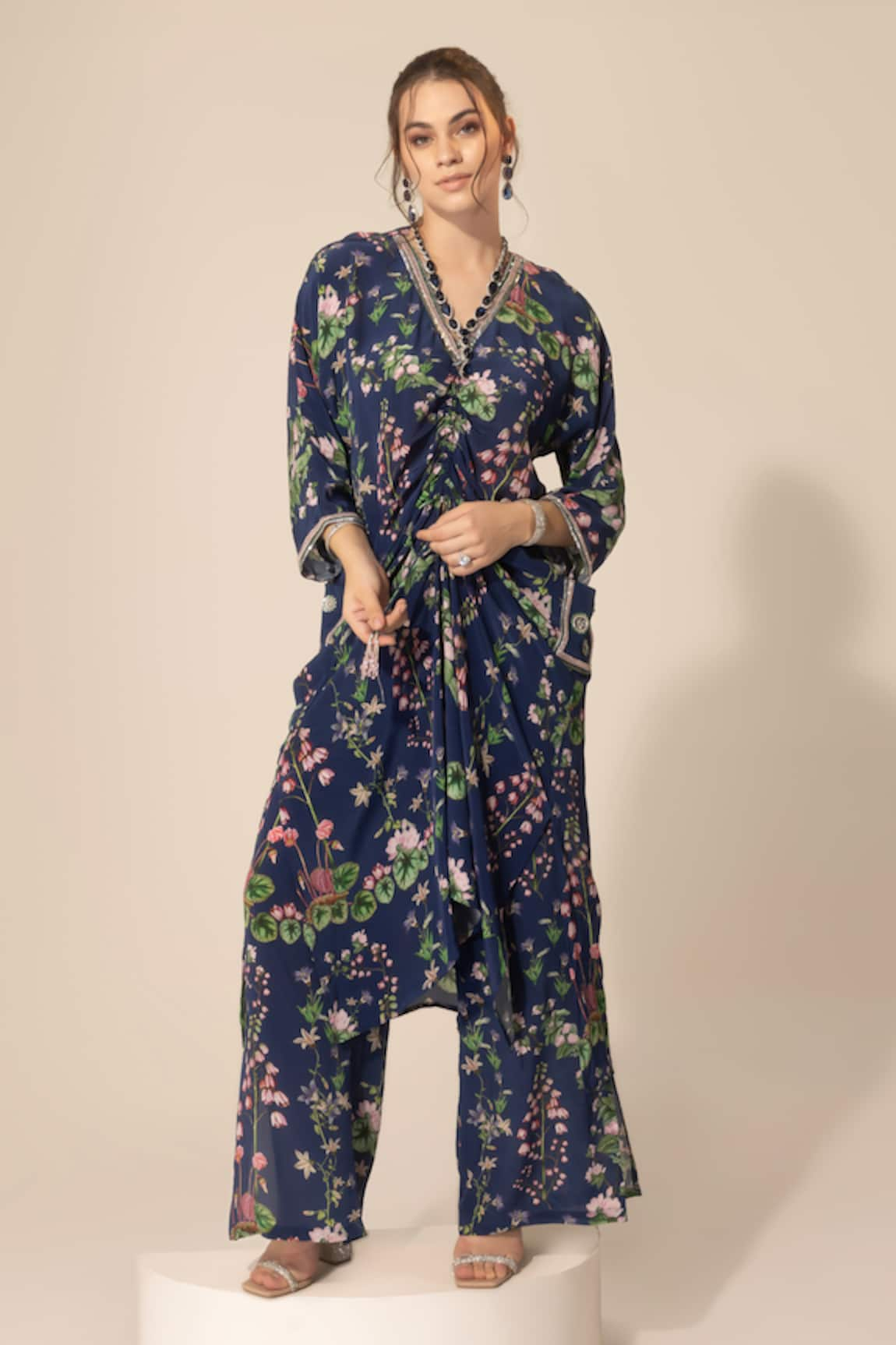 Sakshi Girri Printed Kaftan & Pant Set