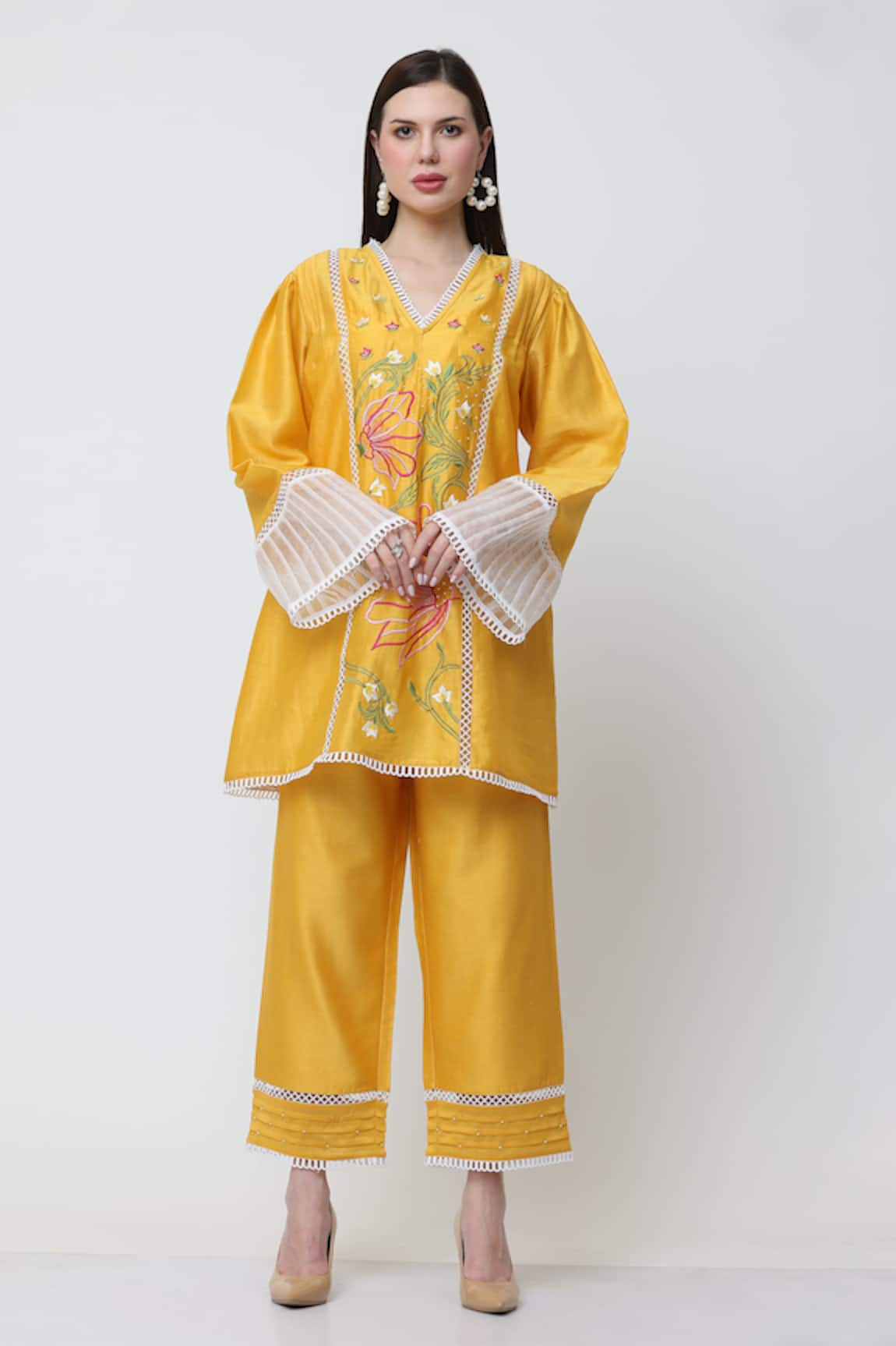 MIDORI BY SGV Dahila Embroidered Kurta With Pant