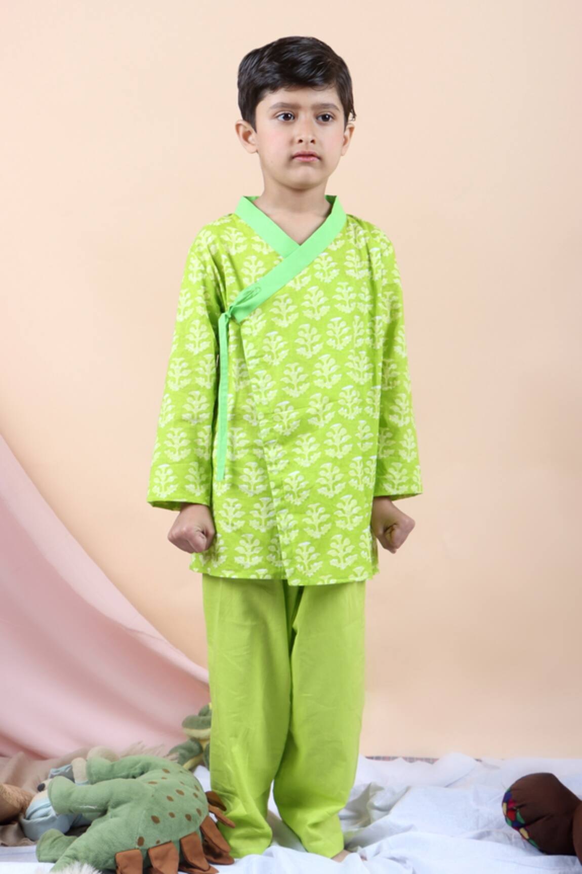 Kalp Snooze Fleur Handblock Print Kurta With Pant