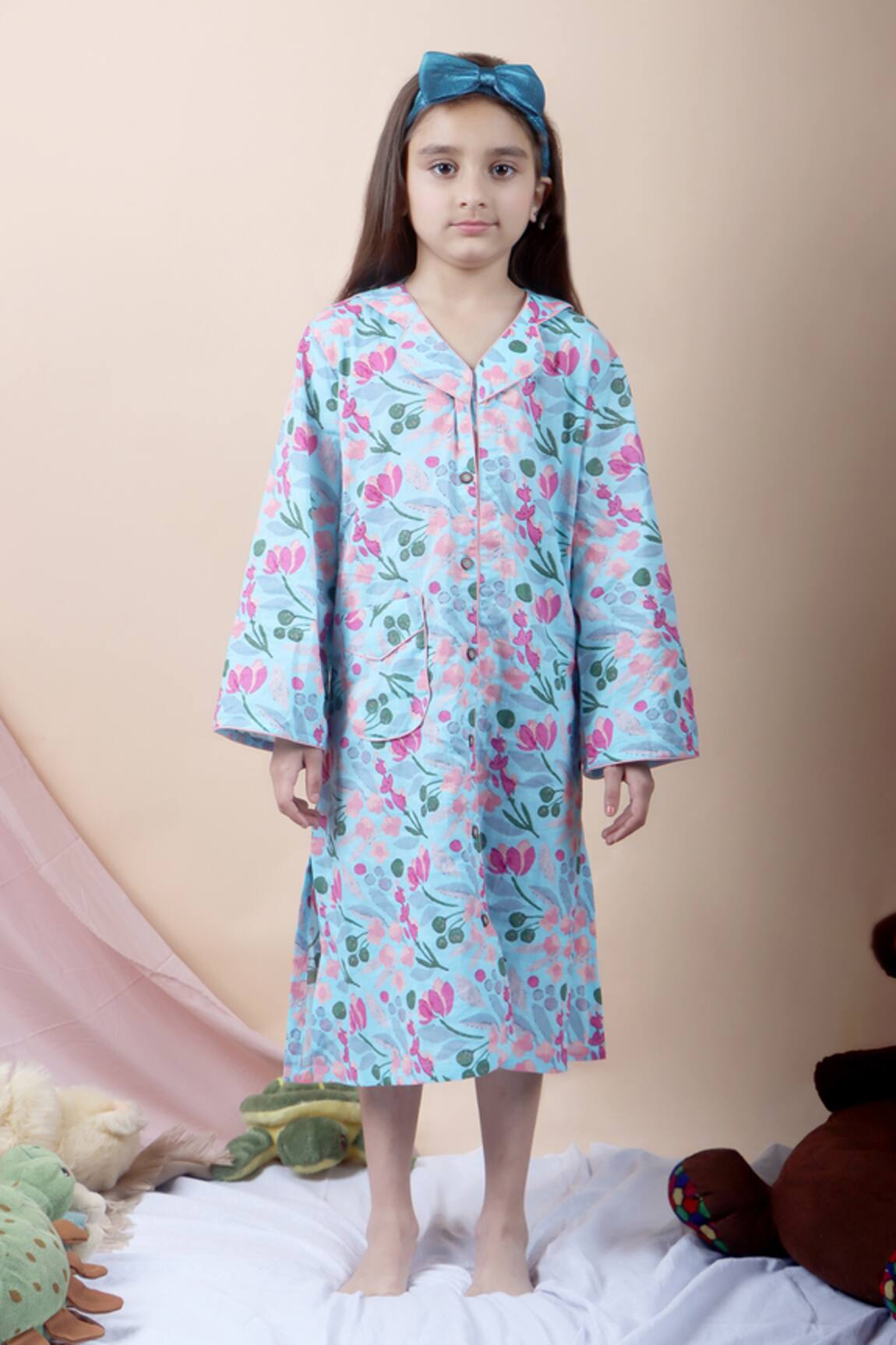 Kalp Slumber Midnight Garden Print Dress