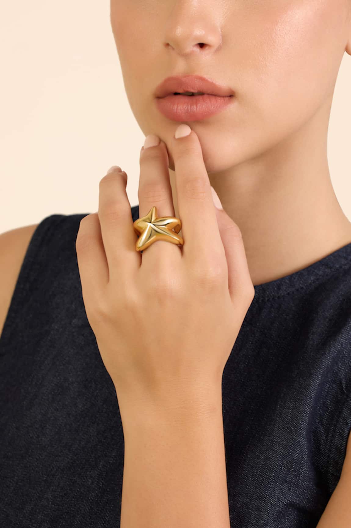 Isharya Star Shaped Ring